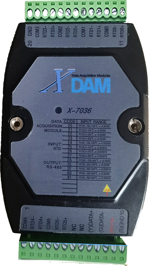 X-7015 6路热电阻输入模块