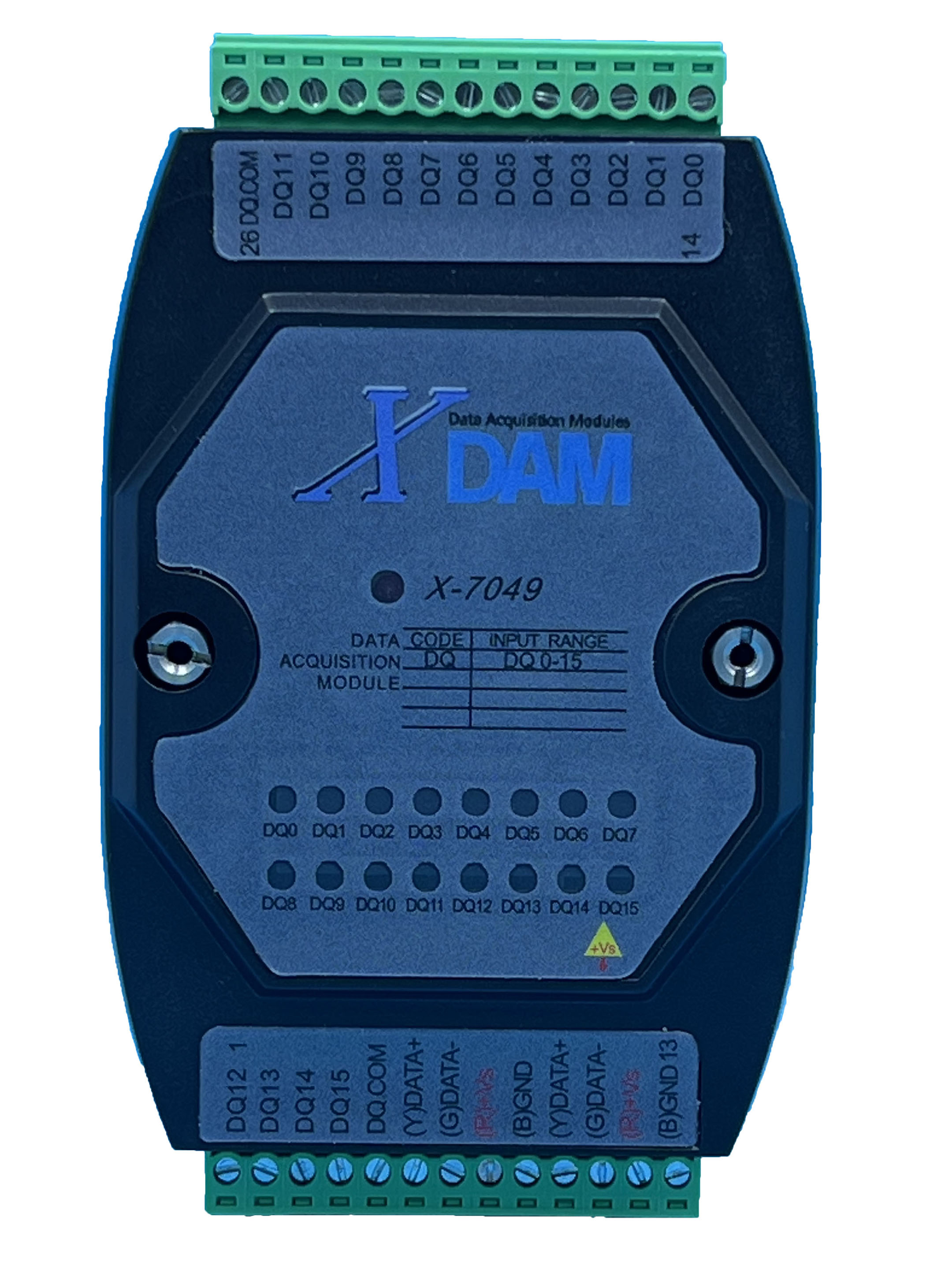 X-7049 带LED显示的16路PWM输出模块